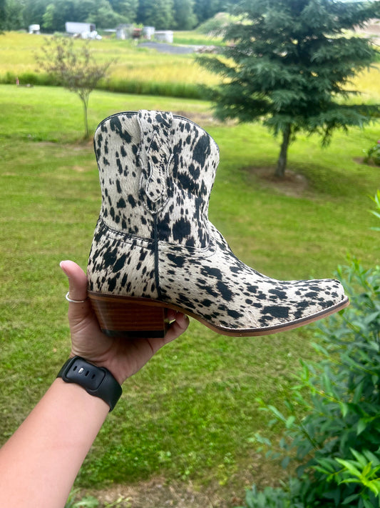 cow bow booties