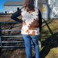 sherpa cow vest