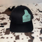 WCB cow tag hats