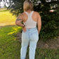 rachel ribbed tank