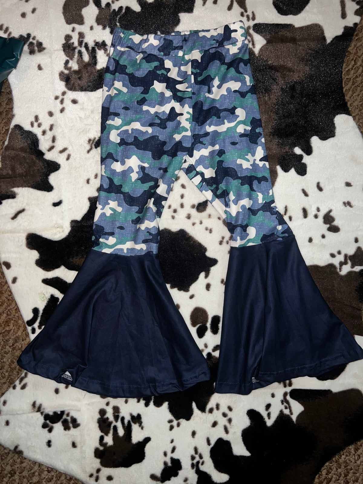 GIRLS Camo bell bottoms