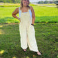 cream overalls