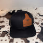 WCB cow tag hats