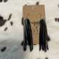 fringe dangle earrings