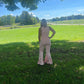 Pink leopard star yoga set
