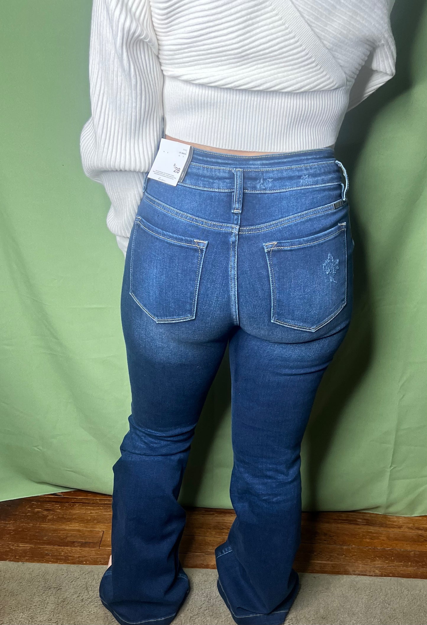 kancan buttonfly flare jeans