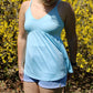 Baby blue tank