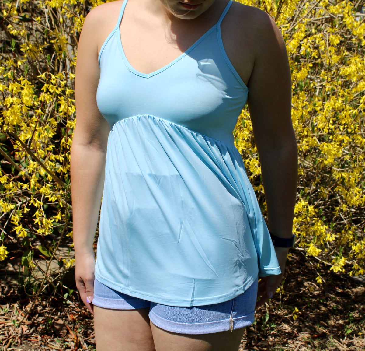 Baby blue tank