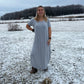 short sleeve maxi dress